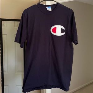 Big C Navy Champion Tee